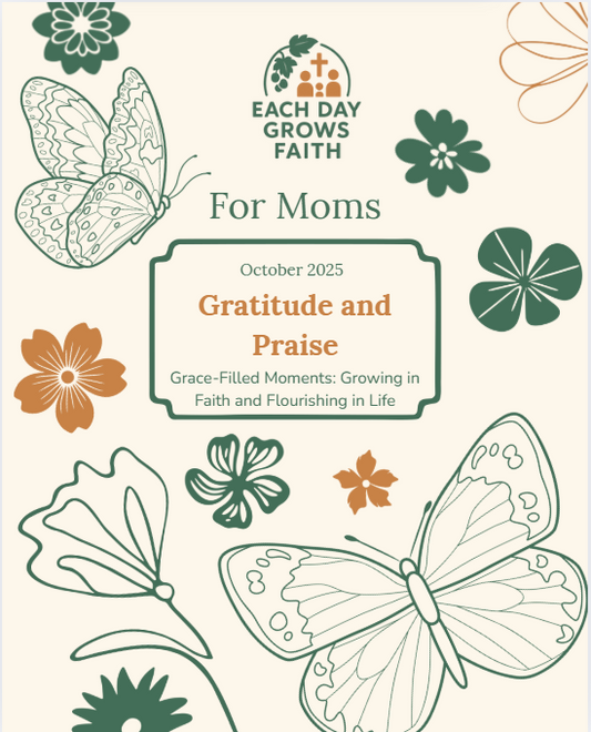 1 Month November Grace-Filled Moments: Growing in Faith and Flourishing in Life - A Scripture-Backed Self-Care Planner + Audio Companion for Christian Moms