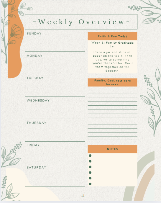 1 Month November Grace-Filled Moments: Growing in Faith and Flourishing in Life - A Scripture-Backed Self-Care Planner + Audio Companion for Christian Moms